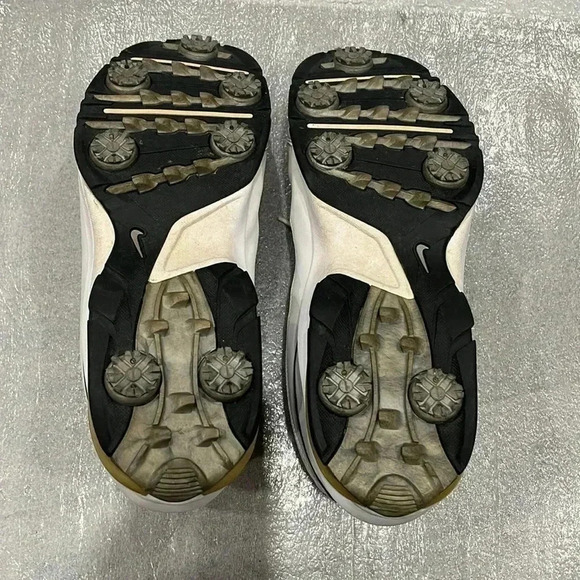 [11W]Nike White Leather Max  Air Golf Sneaker- Men - Picture 7 of 8